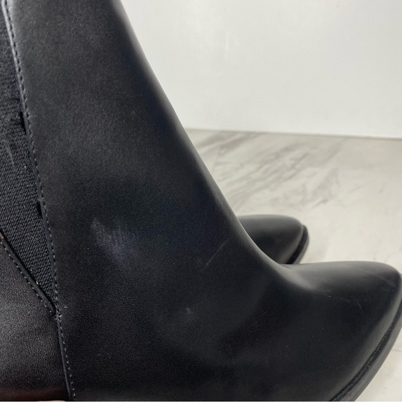 New! BP Baylee Black Faux Leather Bootie 7M - Picture 9 of 14